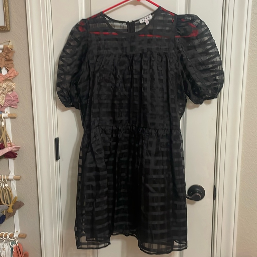 Fit and Flare Black Dress